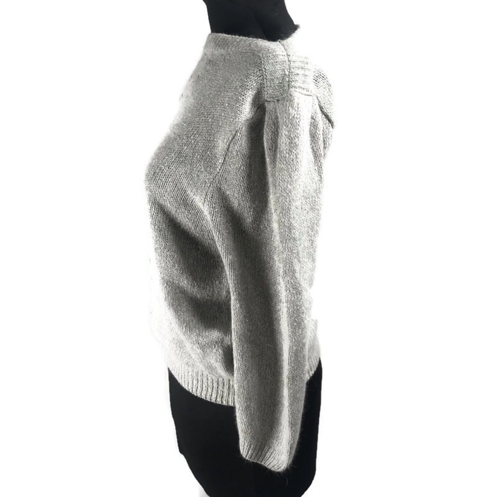 Vintage Tally-Ho Gray Silk Blend Sweater - Picture 8 of 11